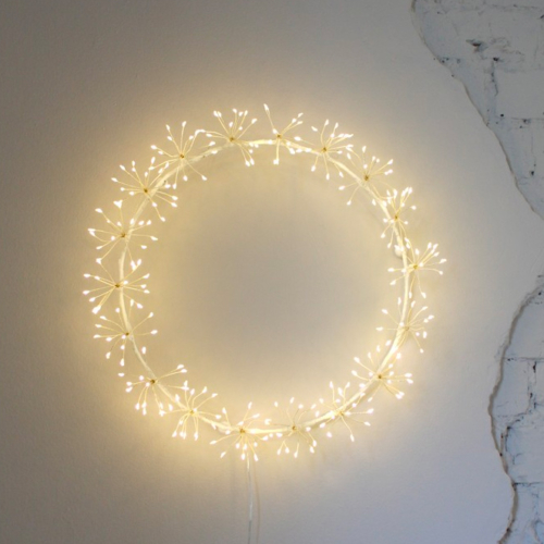 Starburst wreath by Lightstyle London