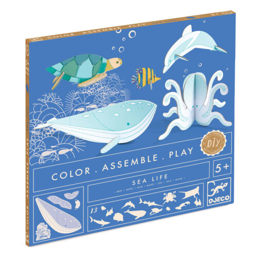 diy animals kit sealife by Djeco