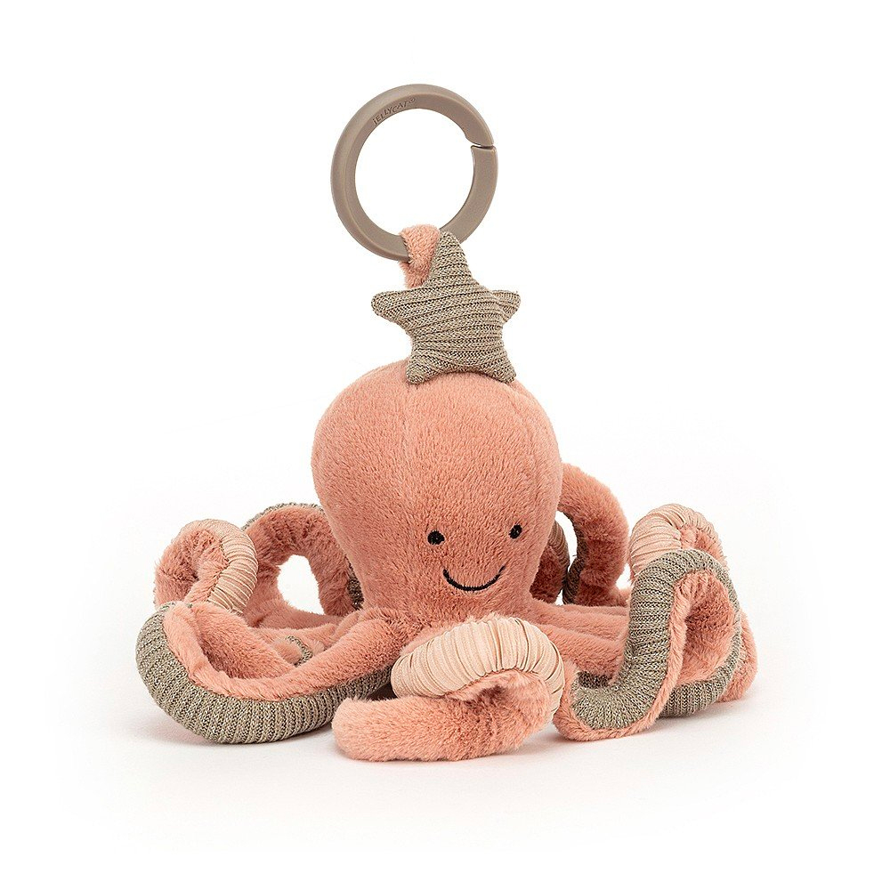 odell octopus activity toy by jellycat