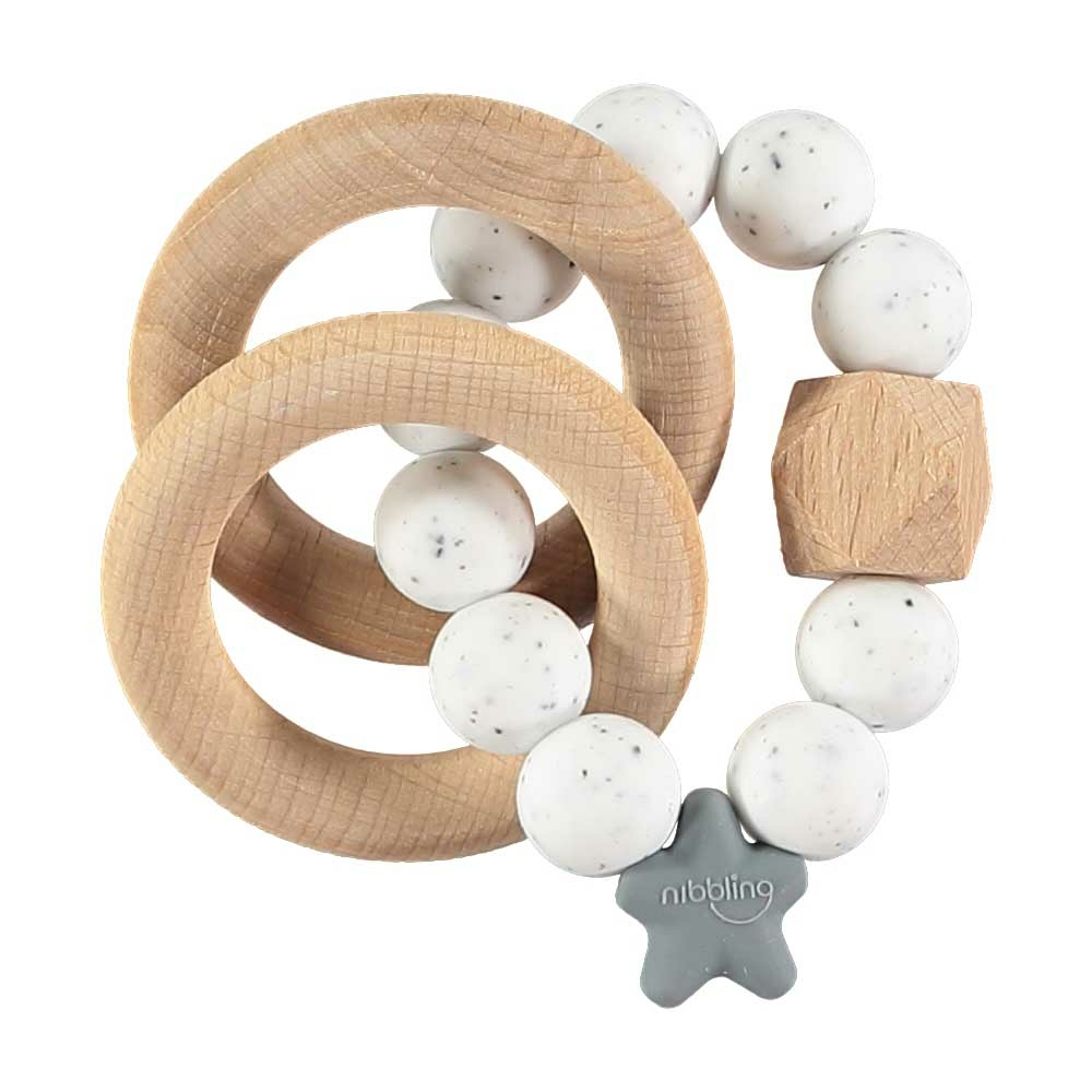 stellar wooden rattle by nibbling