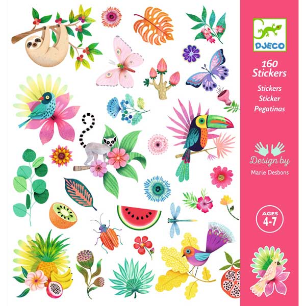 paper stickers paradise by Djeco