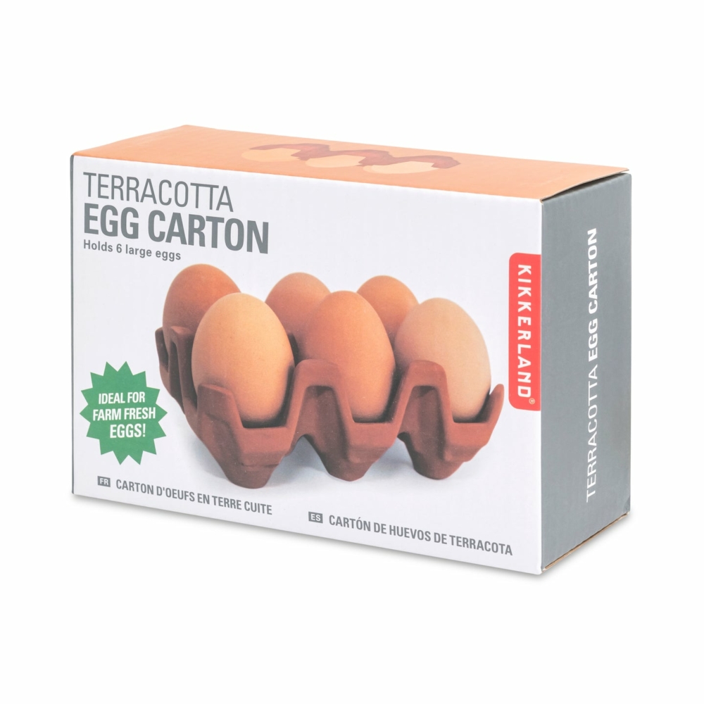 teracotta egg holder by kikkerland