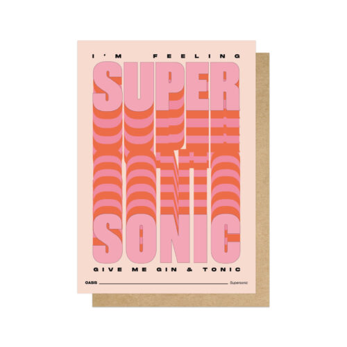 super sonic gin and tonic card by EEP