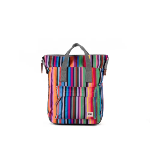 Bantry B Sustainable Backpack Multi Stripe by Roka