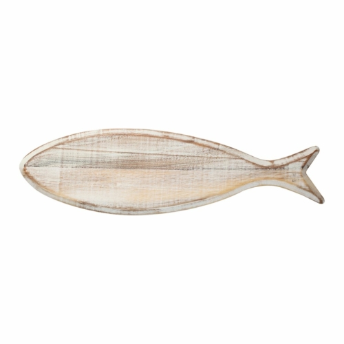 ocean wooden fish board rustic white