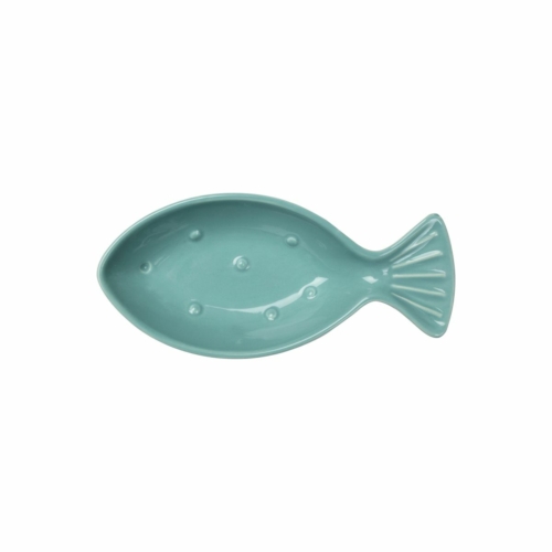 ocean fish spoon rest dish by T&G Woodware
