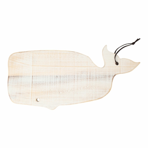 ocean whale wooden board rustic white by T&G Woodware