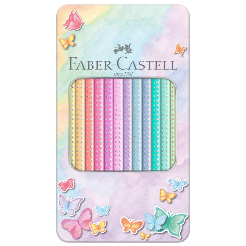 colouring Pencils sparkle tin x 12 by faber castell