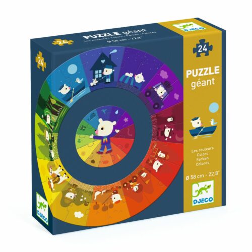 giant puzzle colours by Djeco