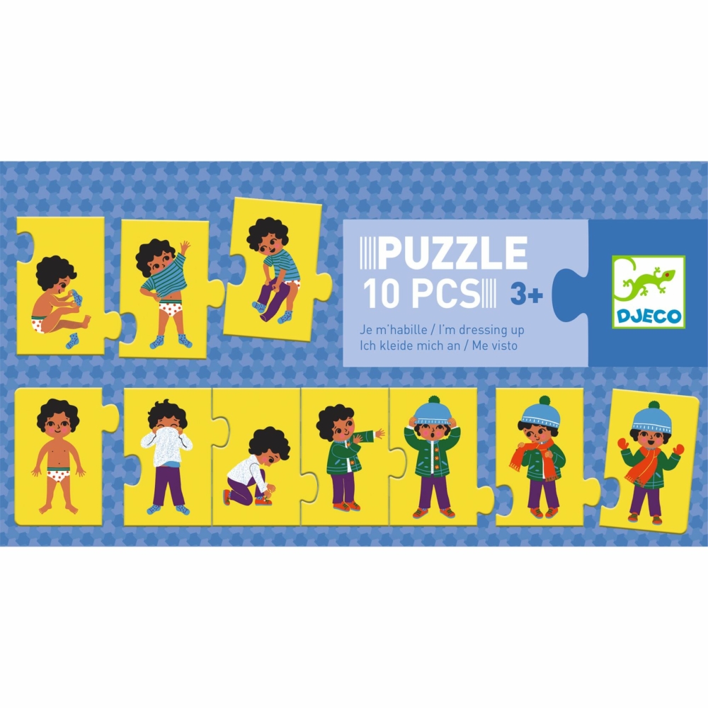 Puzzle Trio Big and small by Djeco