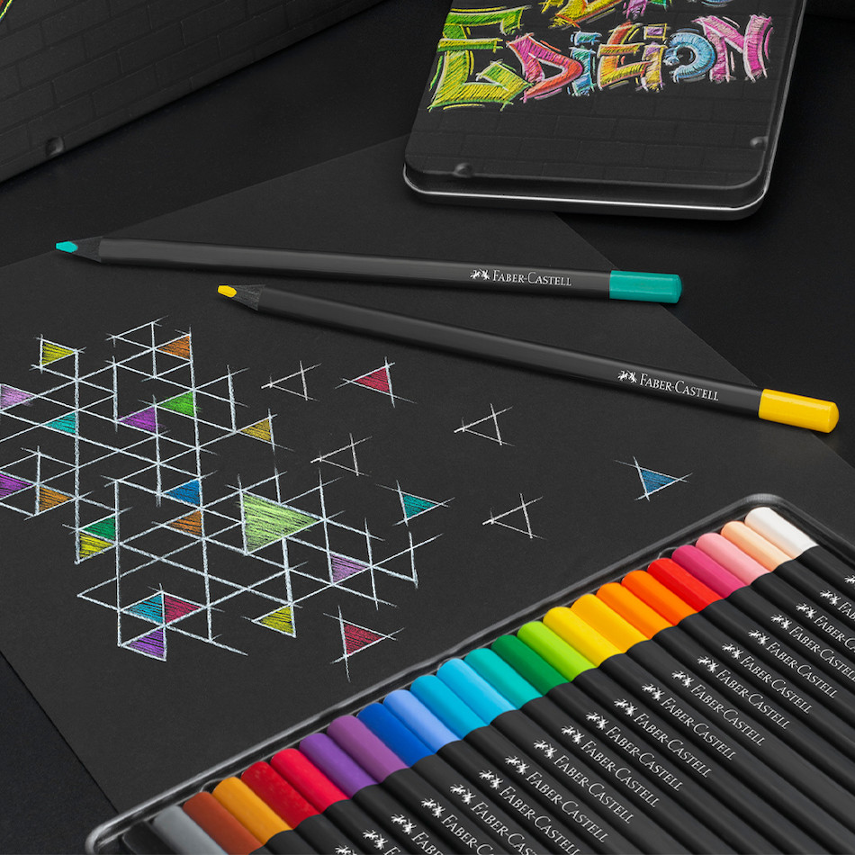 faber castell black edition colouring pencils
