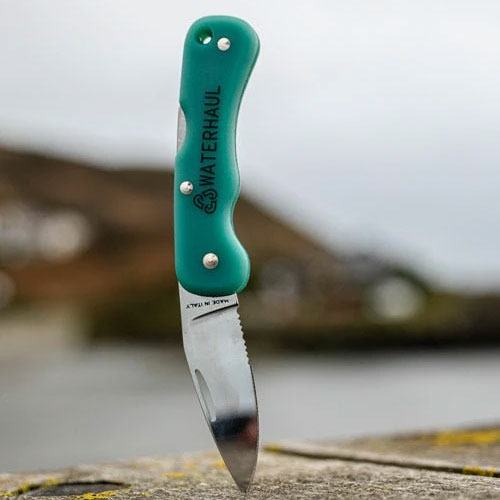 recycled adventure knife by waterhaul