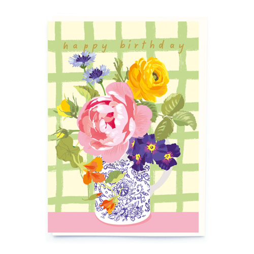 vase of flowers card by Noi Publishing