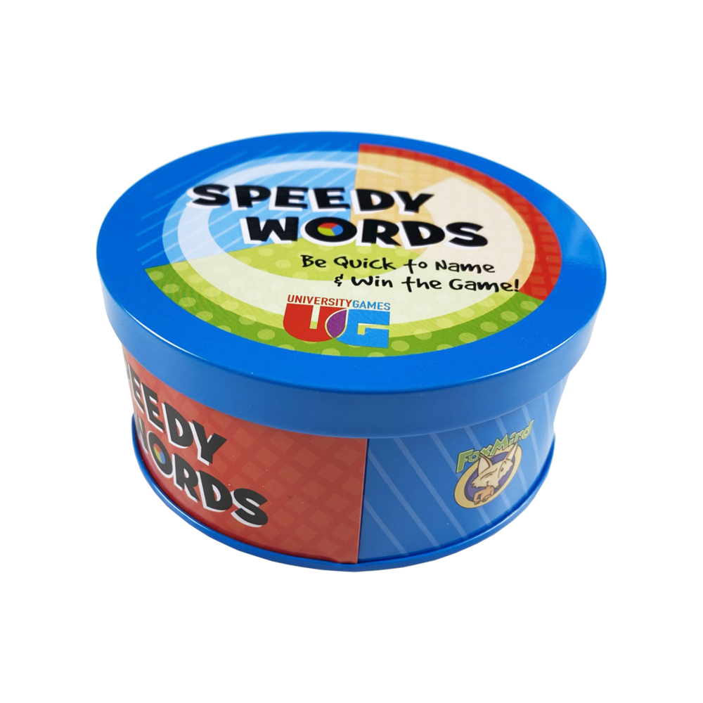 speedy words card game by university games