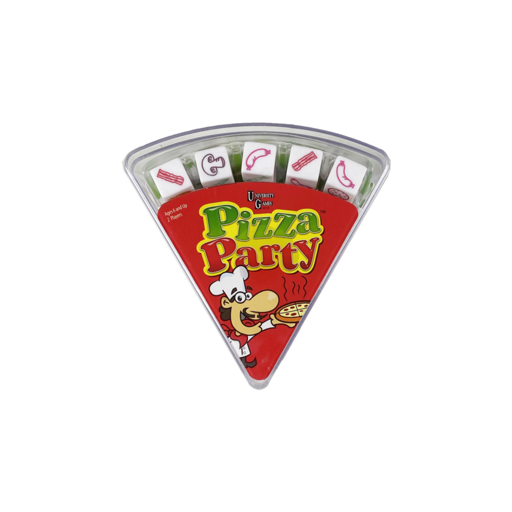 pizza party dice game by university games