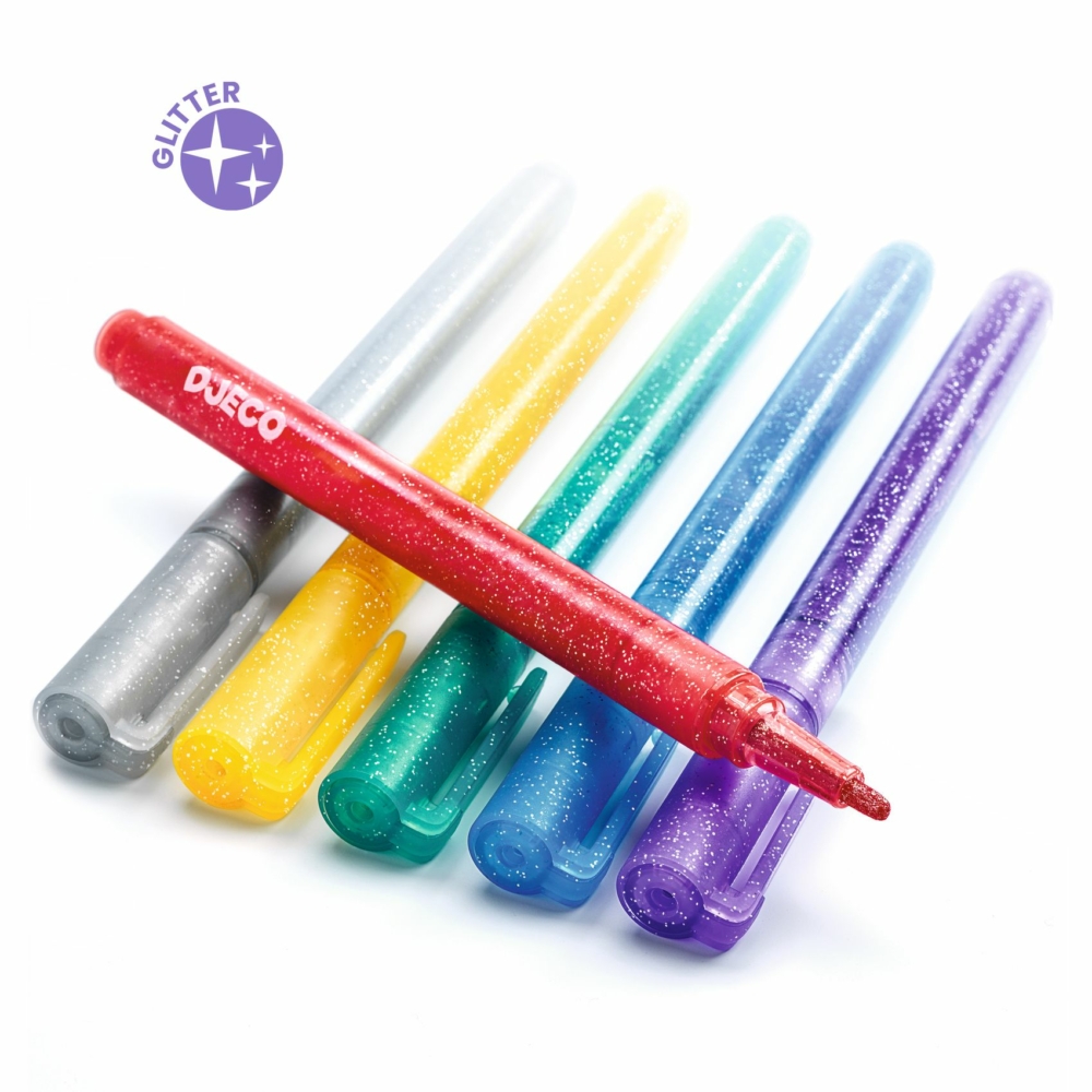 glitter markers classic by Djeco