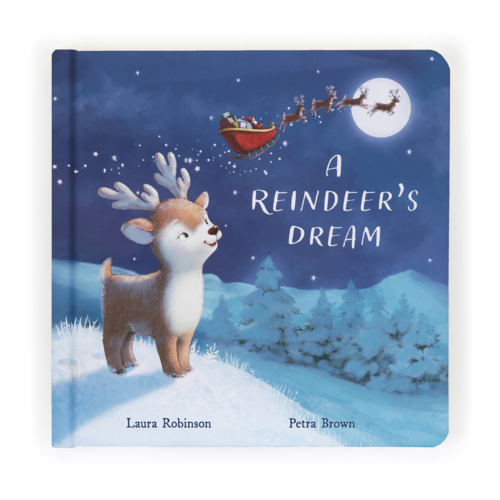 a reindeers dream board book by Jellycat