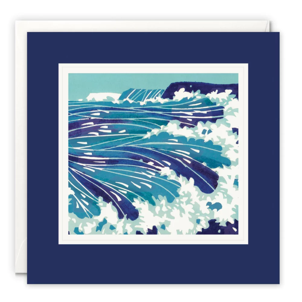 waves card by James Ellis