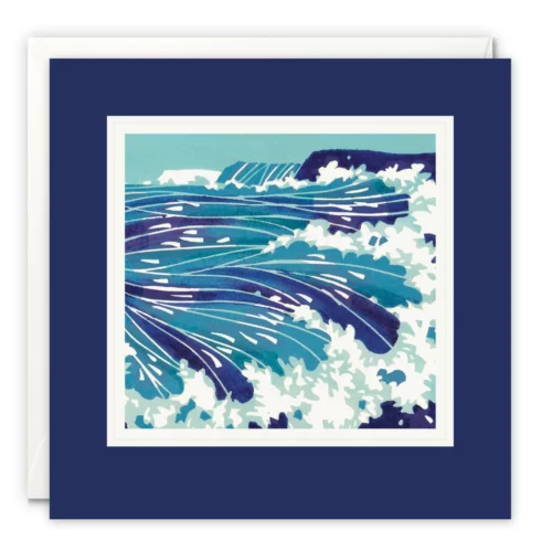 waves card by James Ellis