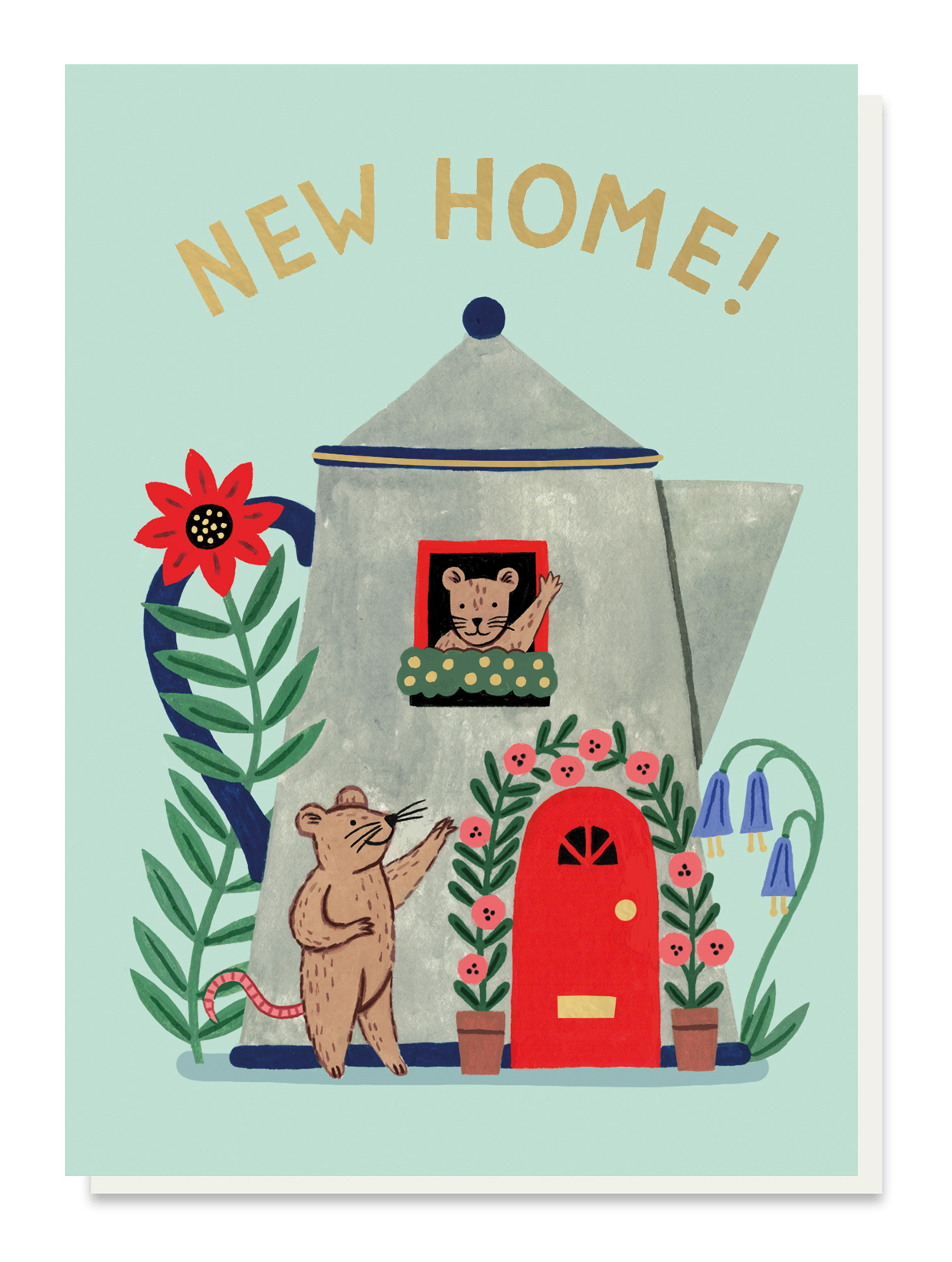 mouse house card by stormy knight
