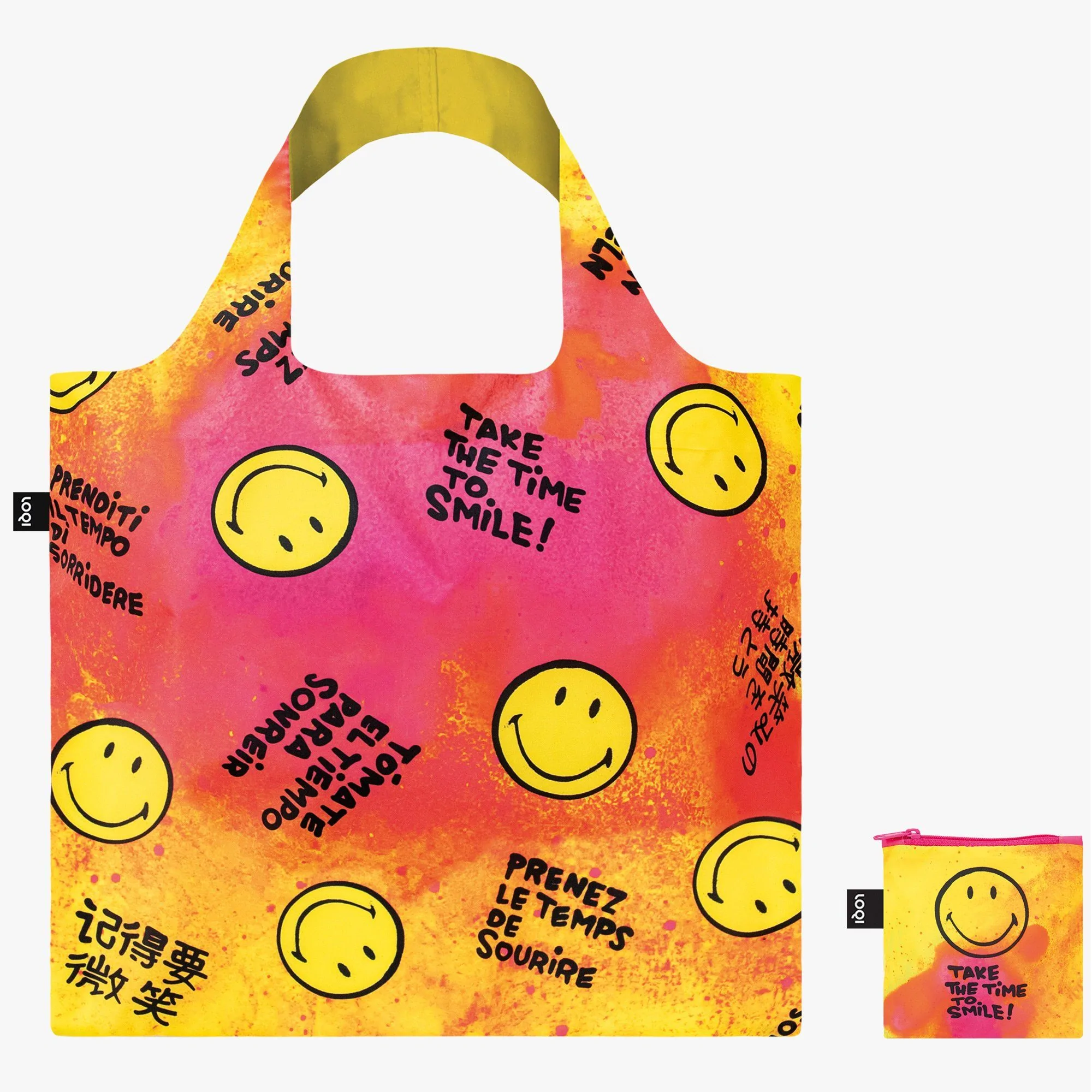 recycled shopper smiley by Loqi