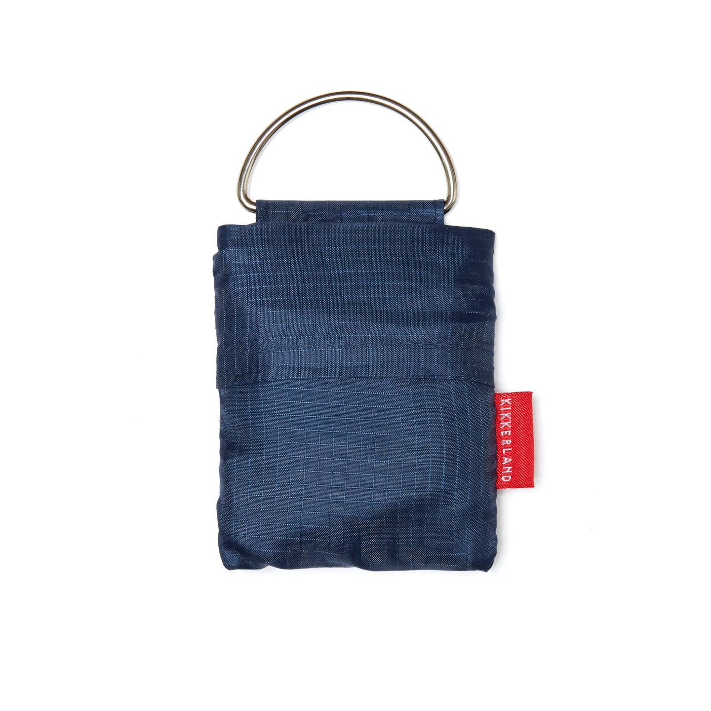 key ring shopping bag navy blue by kikkerland