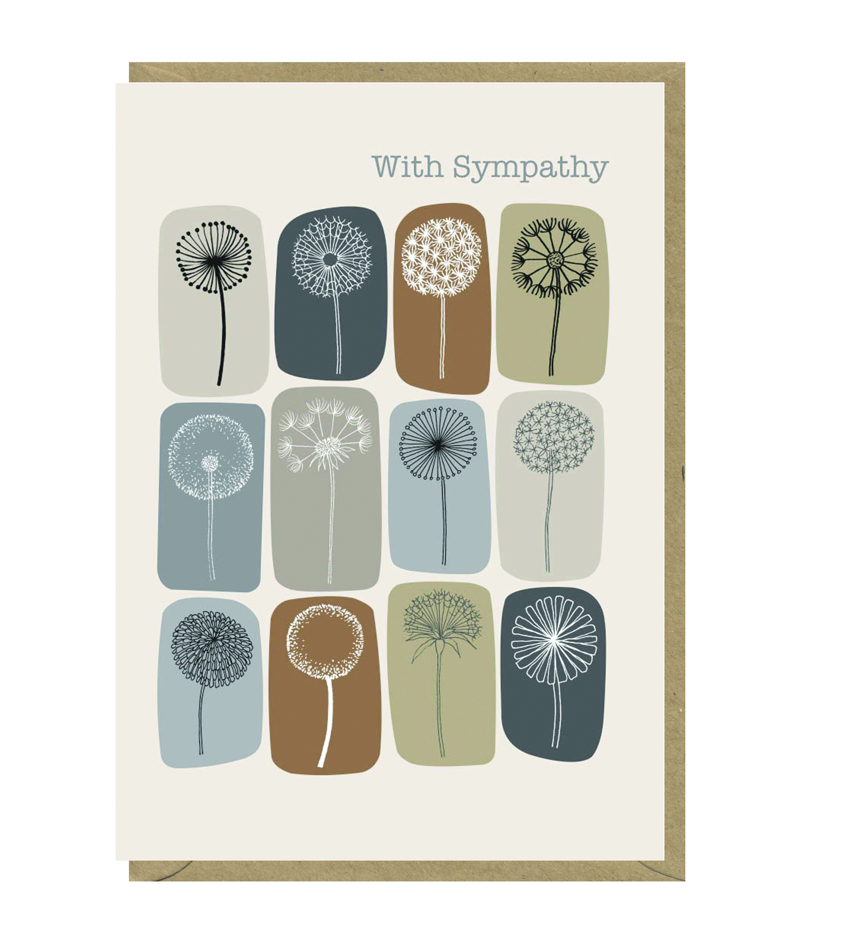 With Sympathy card by Eloise Renouf for Earlybird designs