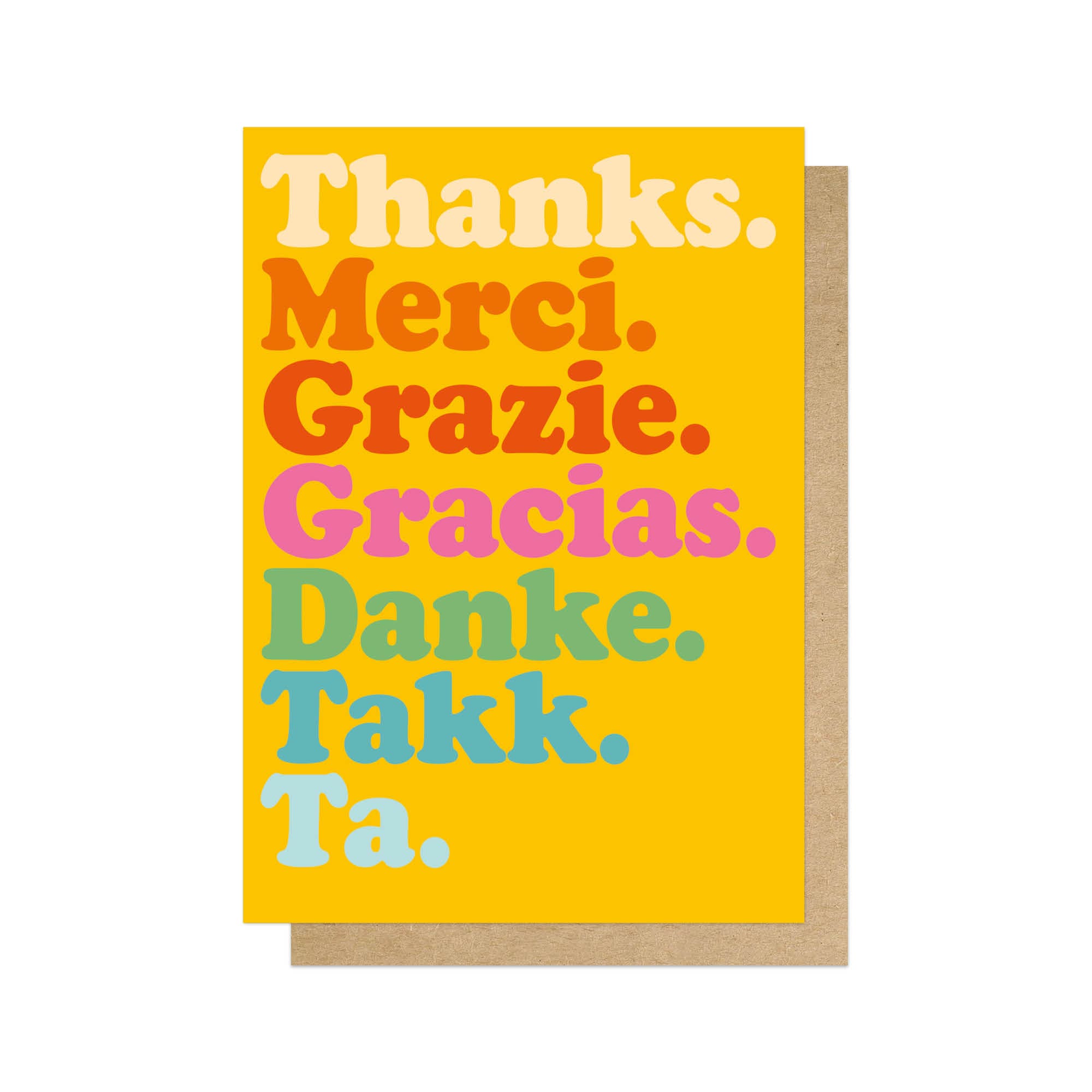 thanks card by EEP