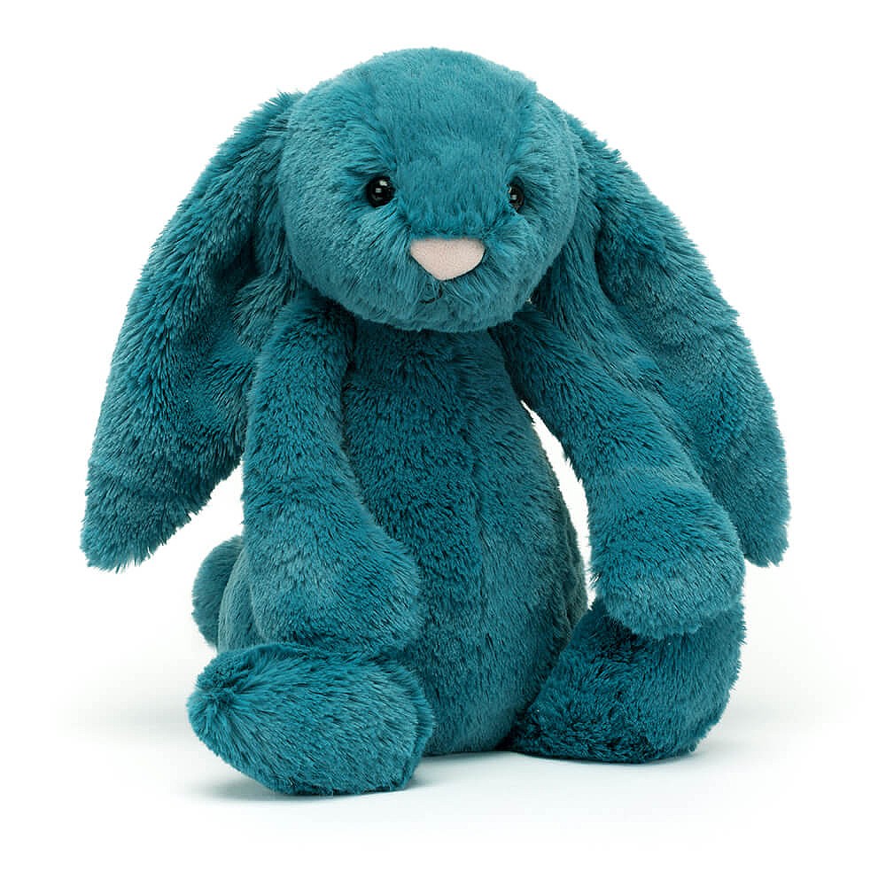 bashful bunny mineral blue medium by Jellycat