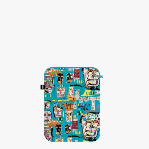 Basquiat recycled laptop sleeve 14" by Loqi
