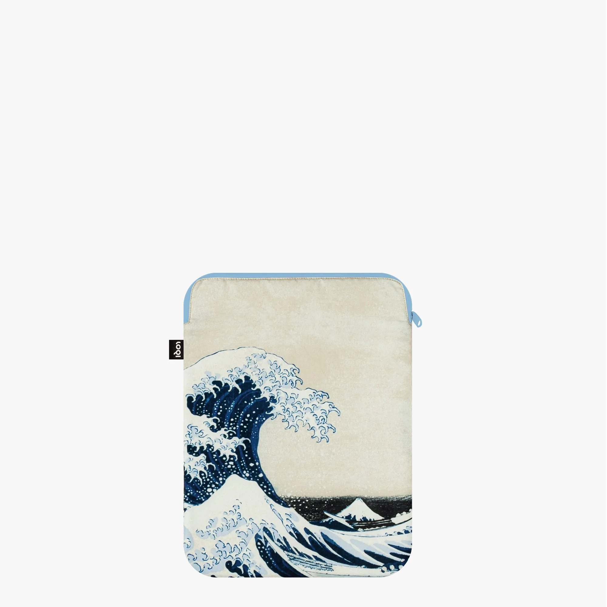 the great hokusai wave recycled laptop sleeve by Loqi