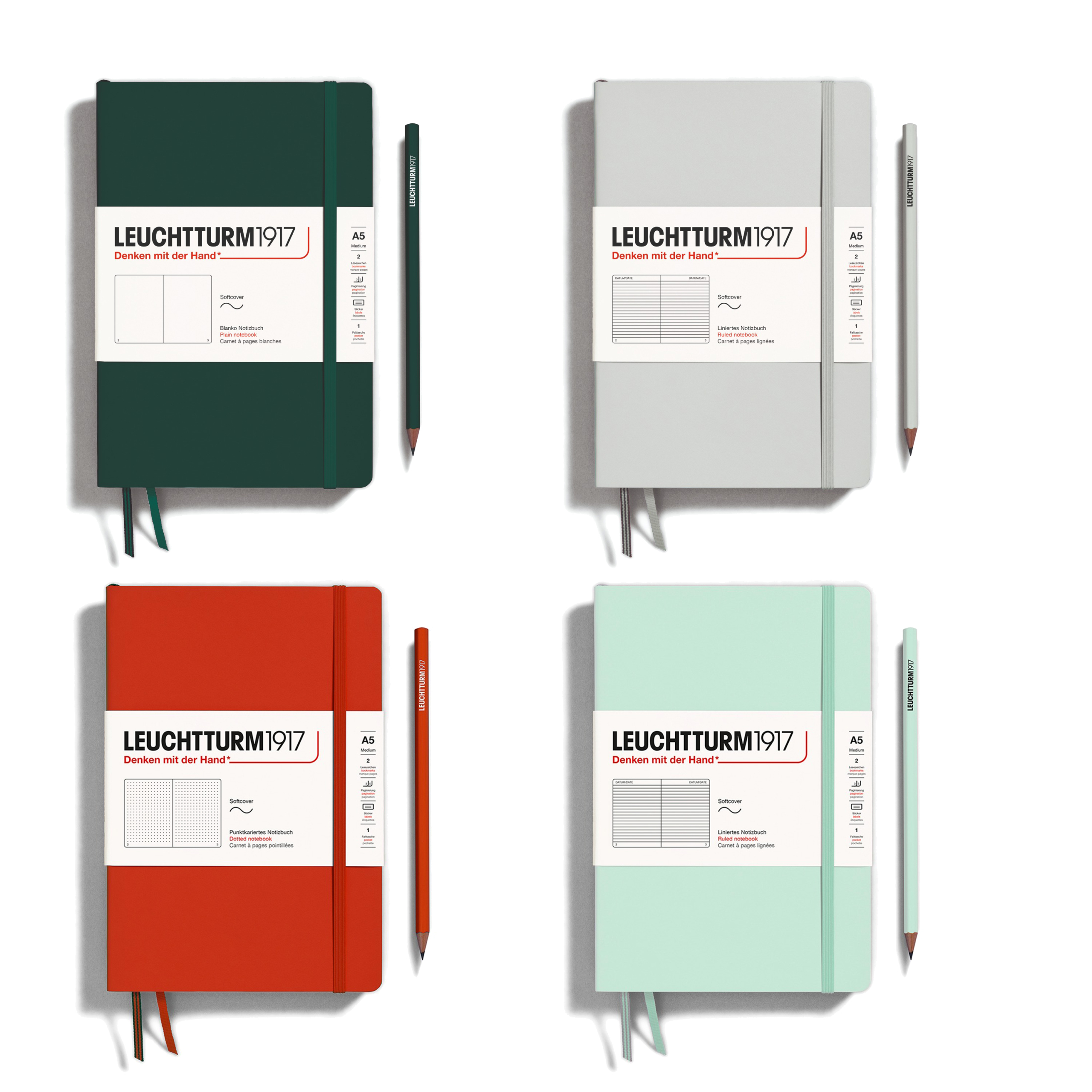 natural colours notebook softcover collection by leuchtturm1917
