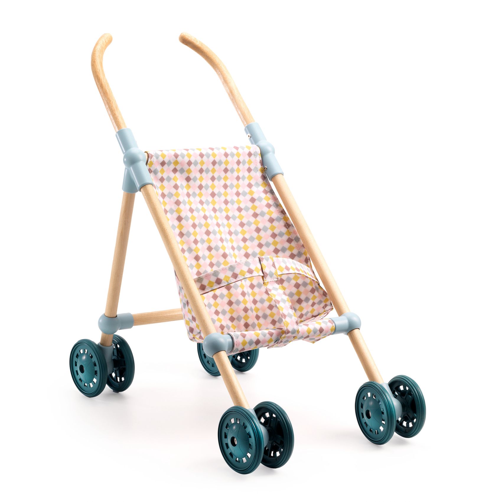 wooden stroller by djeco