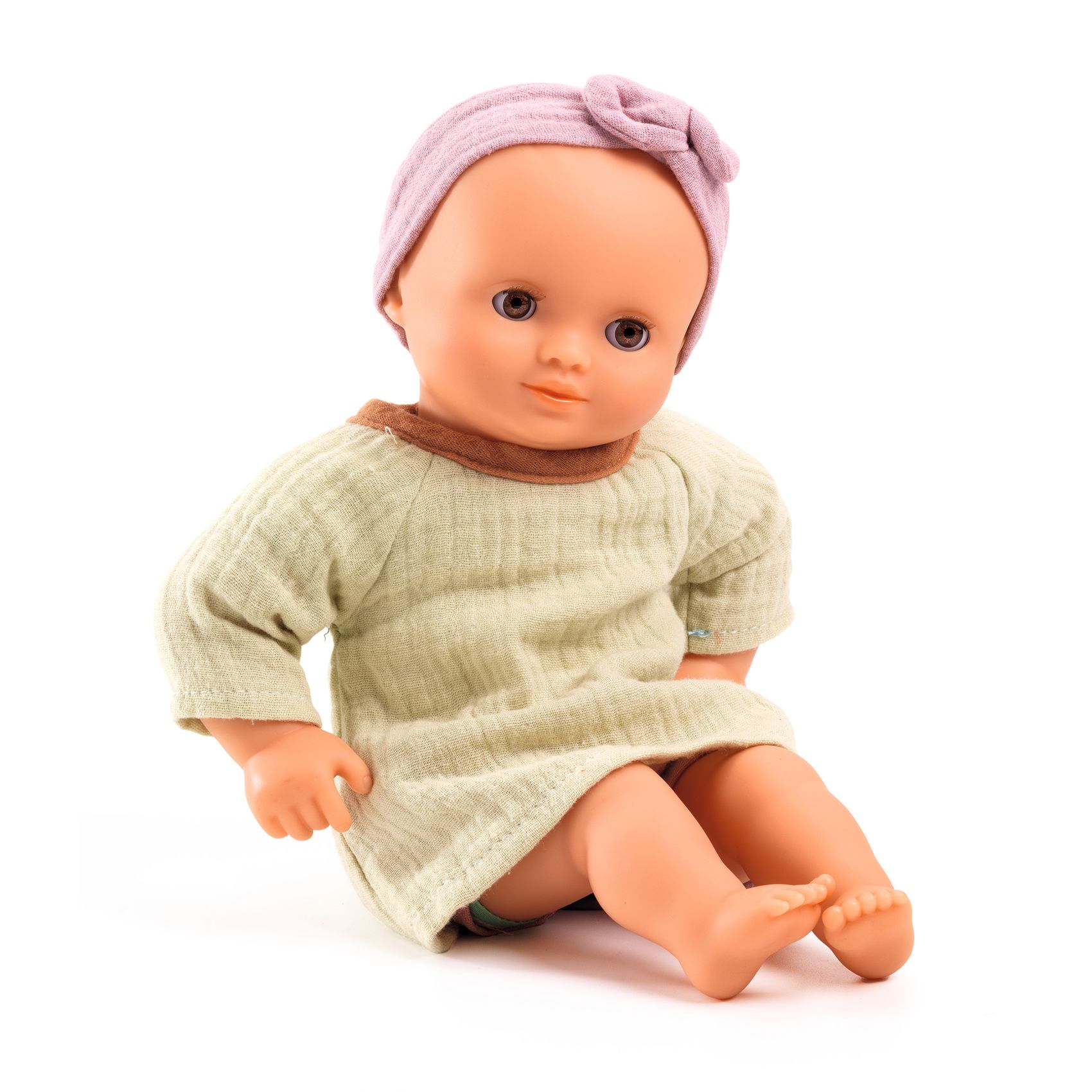 Baby doll pistache by Pomea for Djeco