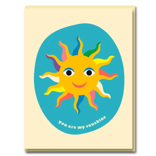 happy sun card by 1973