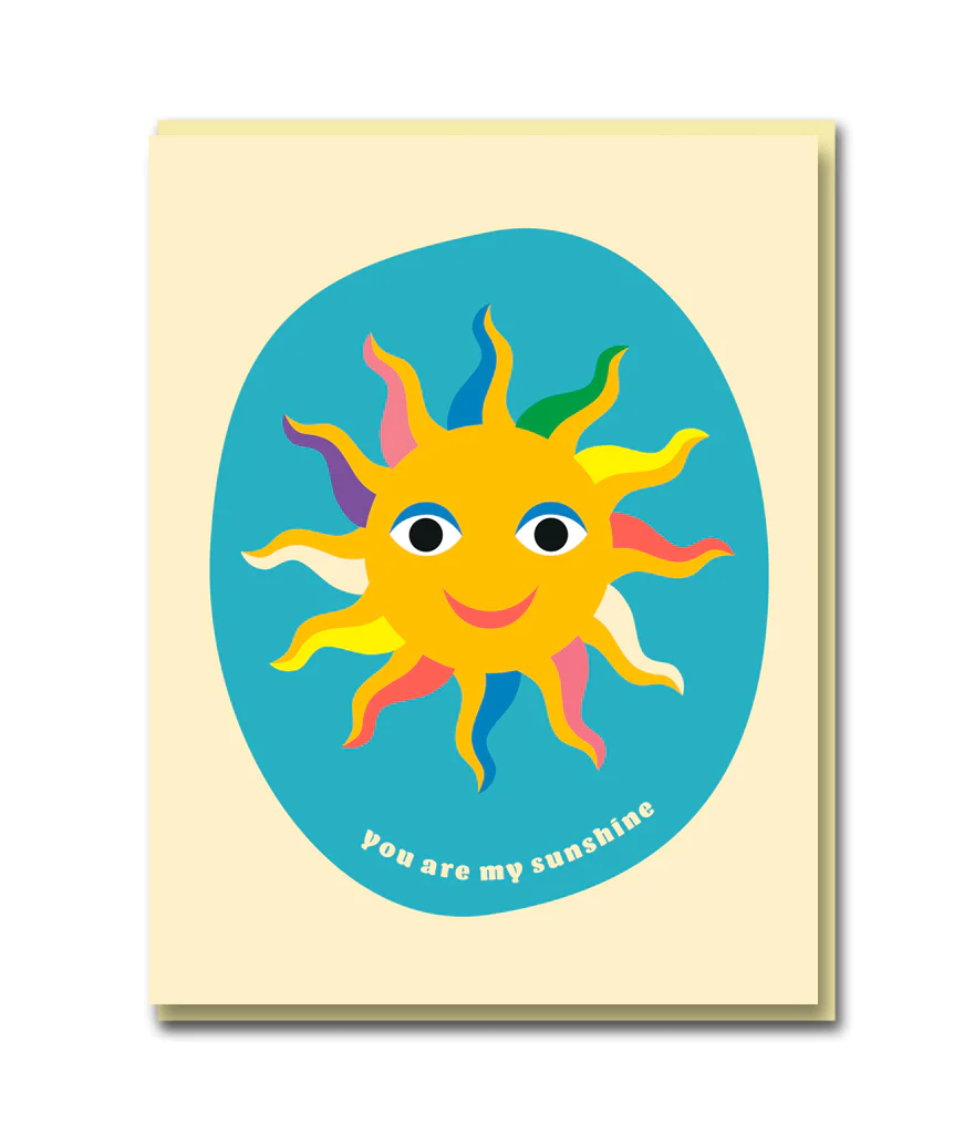 happy sun card by 1973