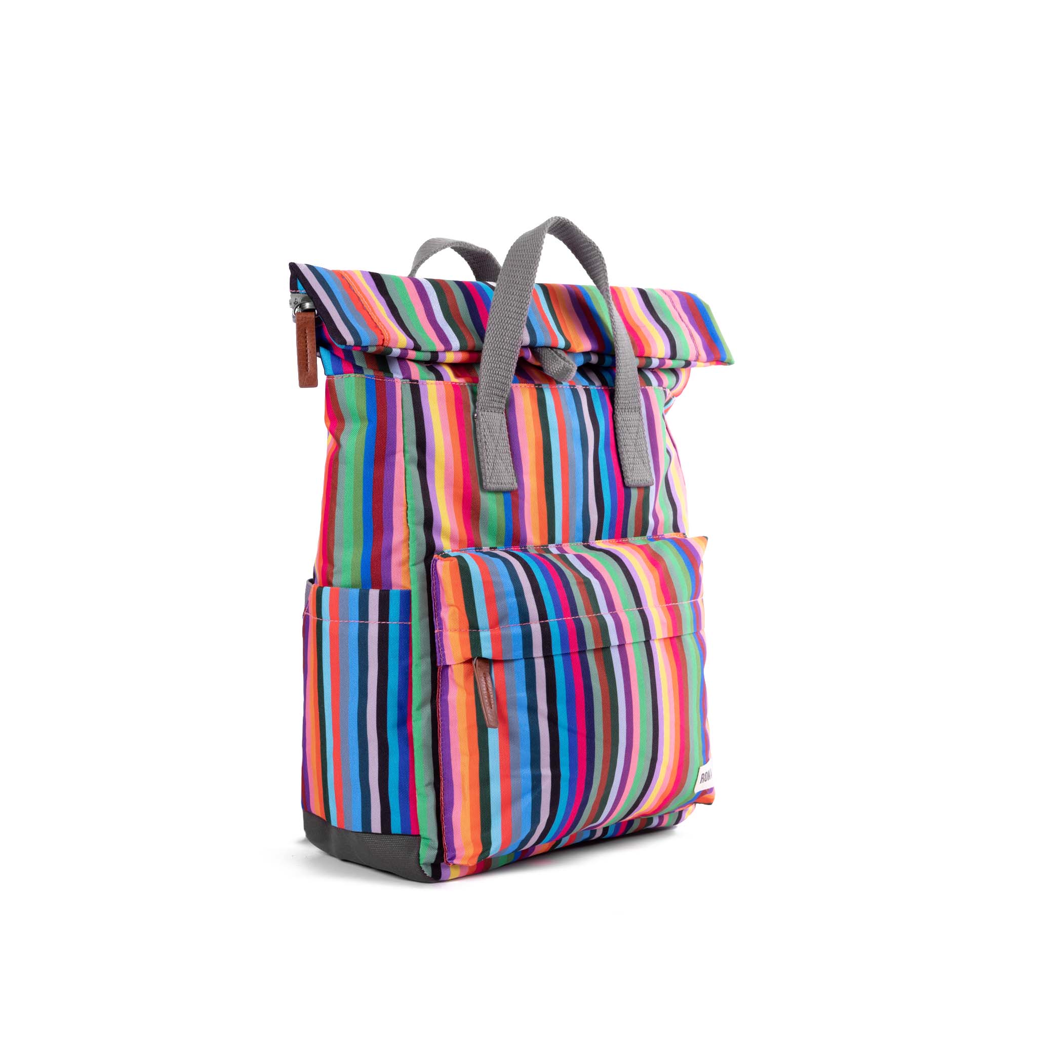 Roka canfield B Sutainable backpack multi stripe