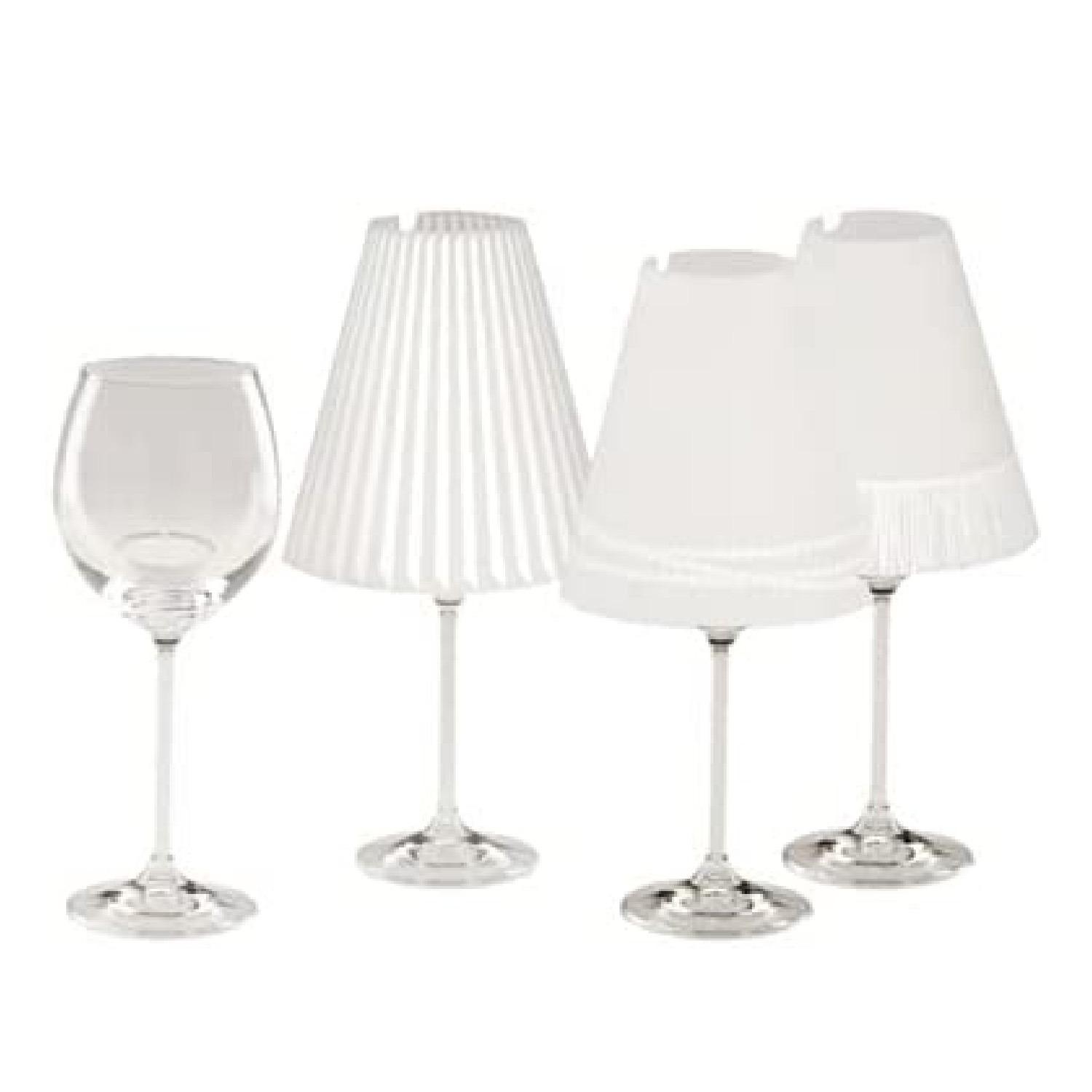 gorgeous helen set of 3 vellum glass lampshades