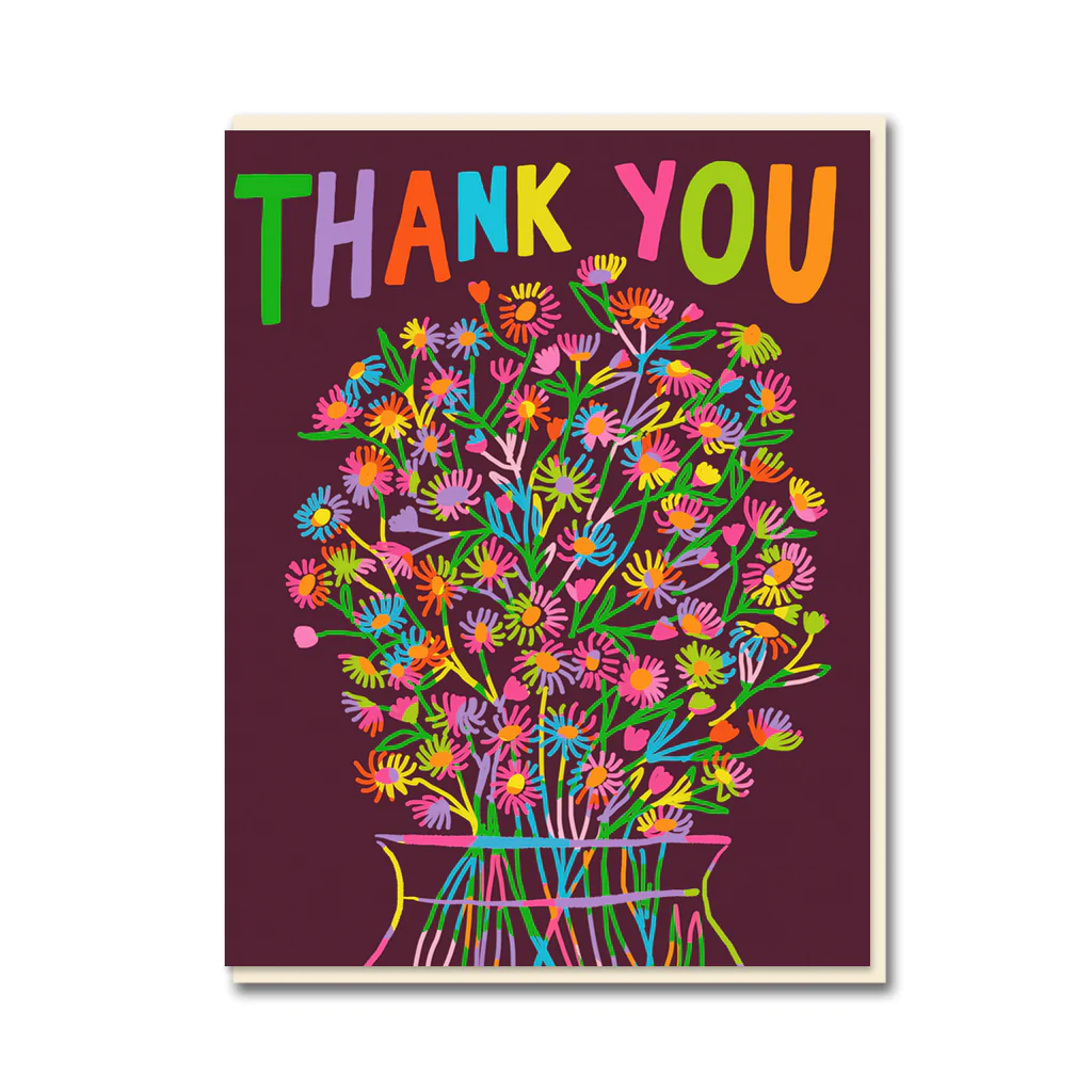 thank you flowers card by 1973