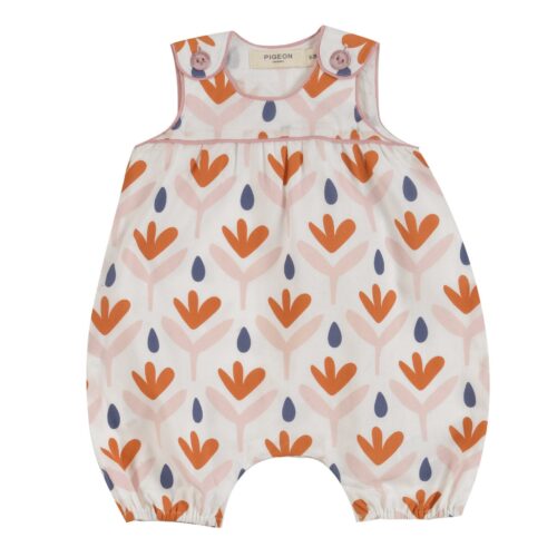 Baby Playsuit Floral By Pigeon Organics SS23