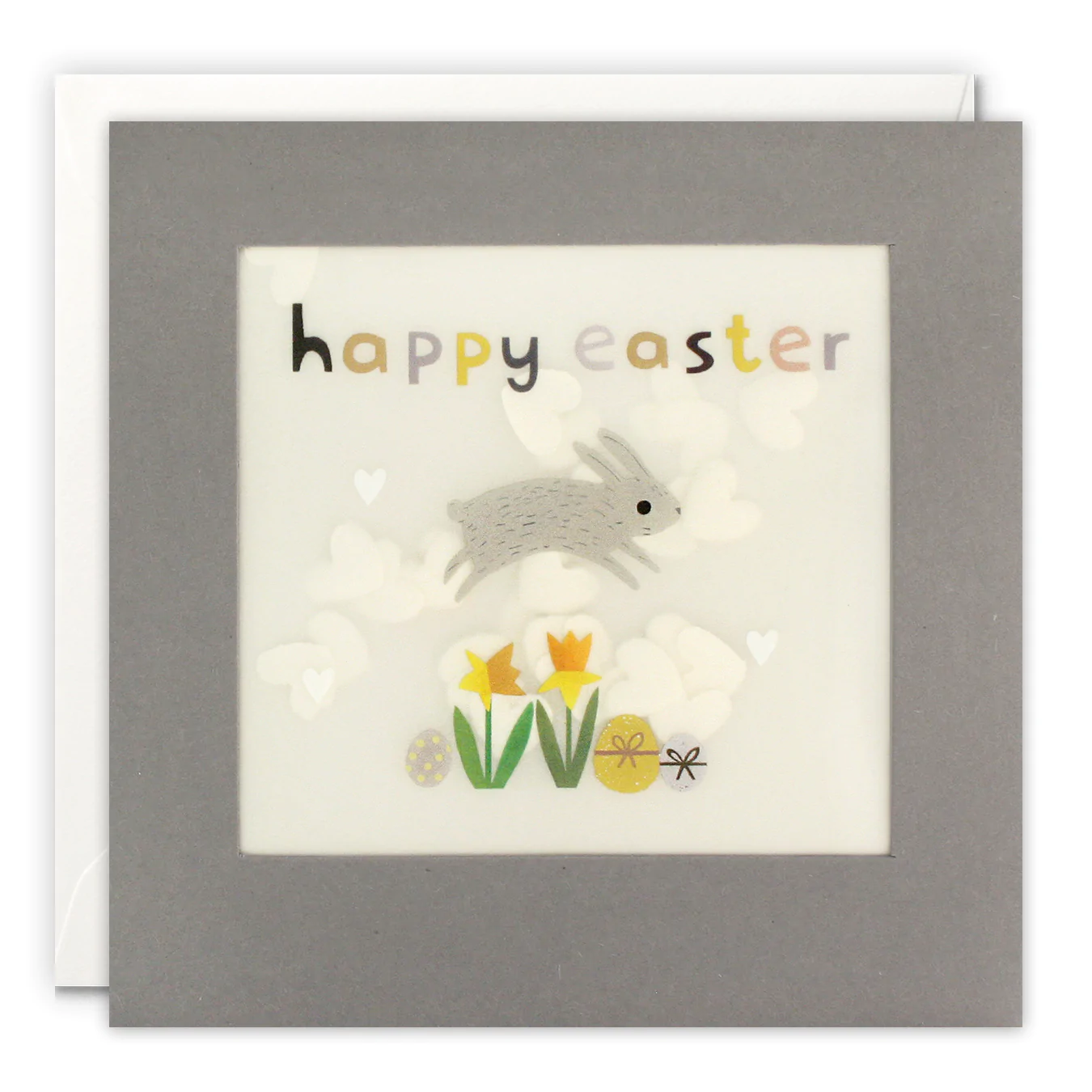 happy easter bunny shakies card by James Ellis