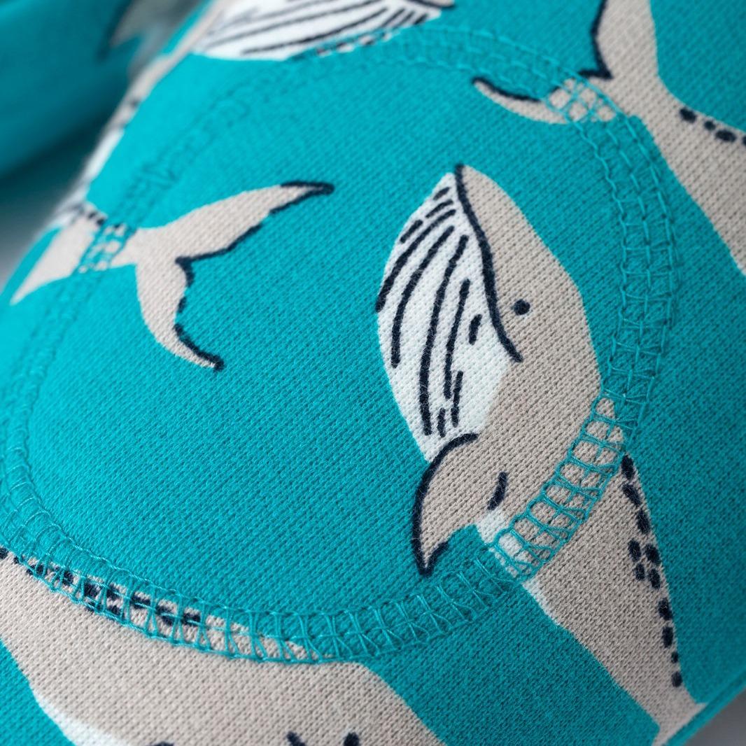 snuggle crawlers camper whales by frugi ss23