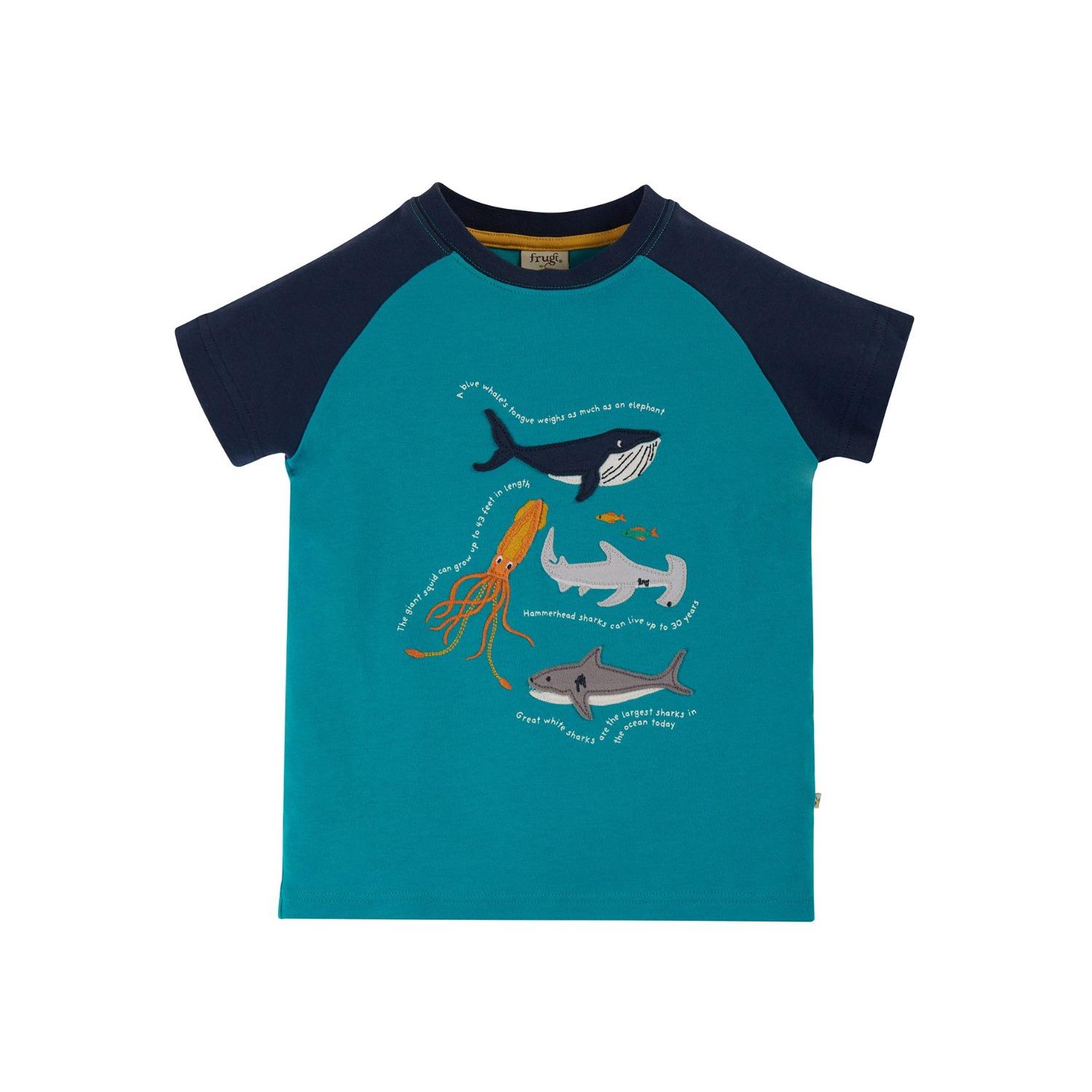 T-shirt whales by Frugi SS23