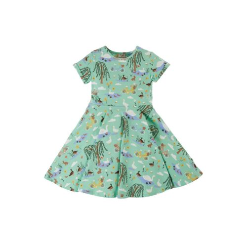 Spring skater dress duck pond by Frugi SS23