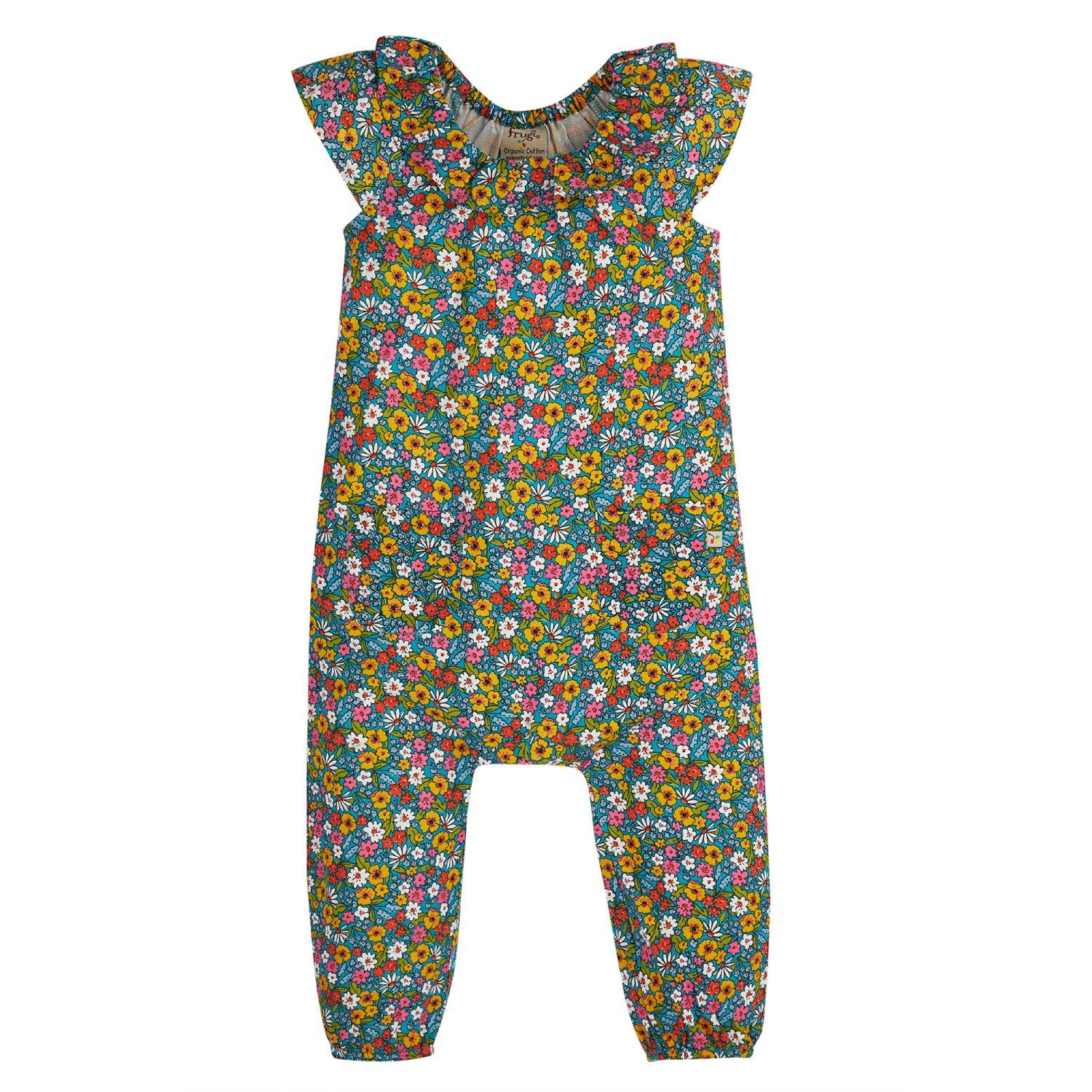 Elma playsuit floral by frugi SS23