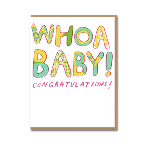 whoa baby card by 1973