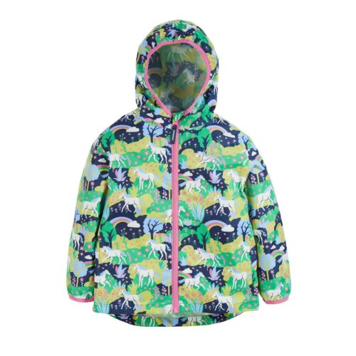 rain or shine jacket indigo hedgerow by frugi ss23