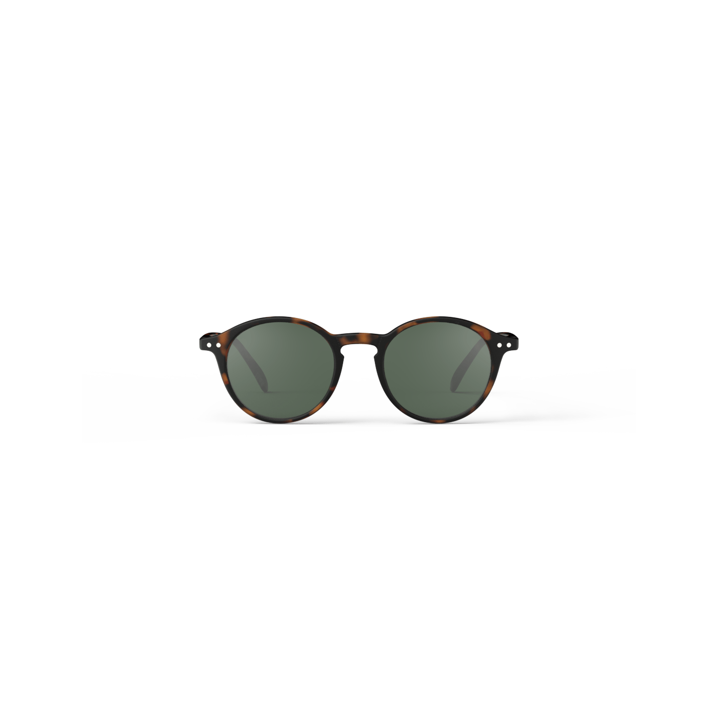 sunglasses frame d tortoise green lenses
