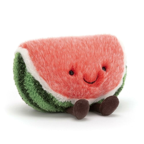 small amuseable watermelon slice by jellycat