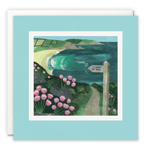 coastal path card by james ellis